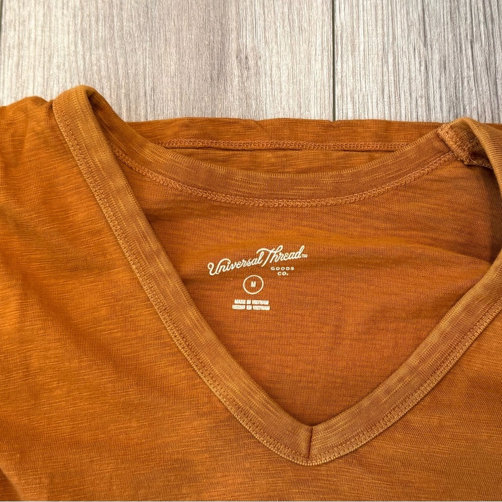 Universal Thread Rust V-Neck Dress - Picture 3 of 3